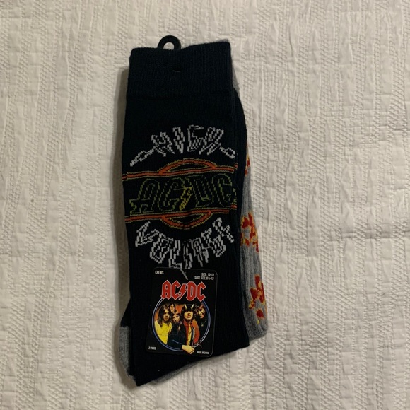 AC/DC Other - AC/DC Crew socks (2 pair)